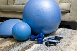 Build Muscle from home, cozy fitness, exercise 