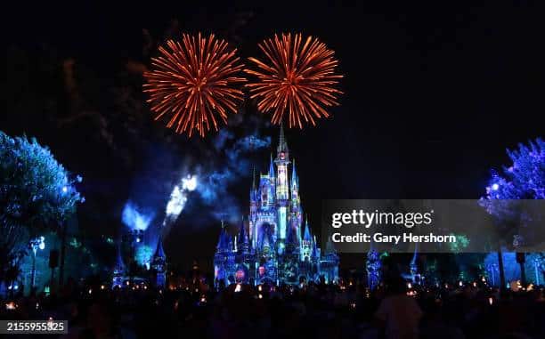 Fireworks over Walt Disney World's famous Cinderella Castle. Disney announced several changes to the park in the latest D23 expo.