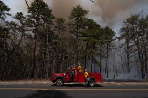 NJ Wildfires 2025