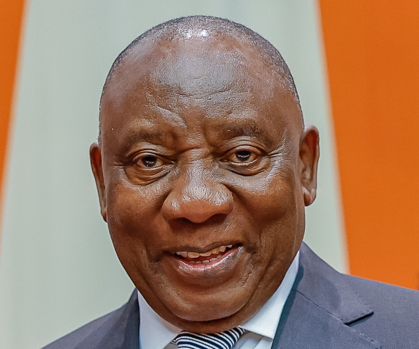 President of South africa meets with Trump.