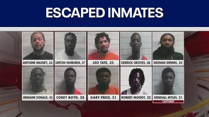 Lousiana Inmates Escaped