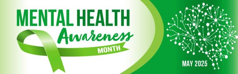 Mental Health Awareness Month Banner,