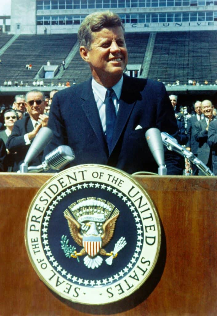 Democratic President JFK. 