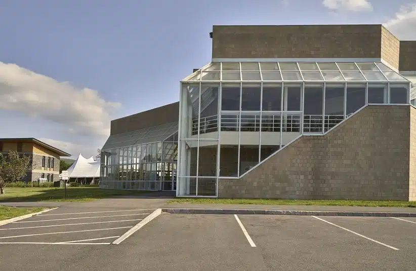 Unnamed buildings at Hampshire College in 2019