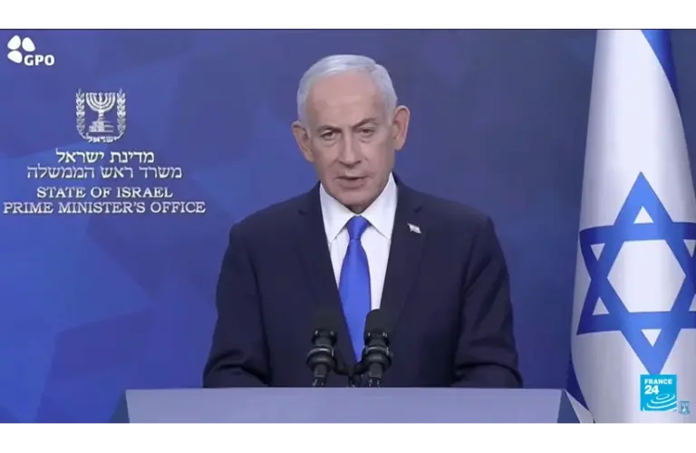 Israel's Prime Minister Benjamin Netanyahu