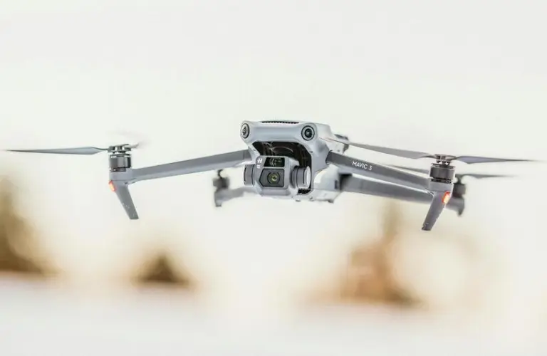 An image of a Drone on a blurred background